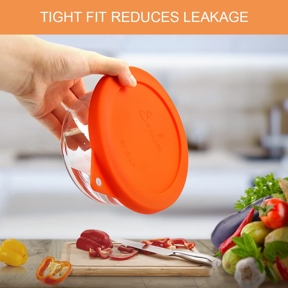 SOPHICO couvercle posé sur bol Pyrex illustrant protection anti-fuite