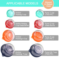 SOPHICO huit couvercles étalés illustrant tailles et couleurs, pratique pour organiser