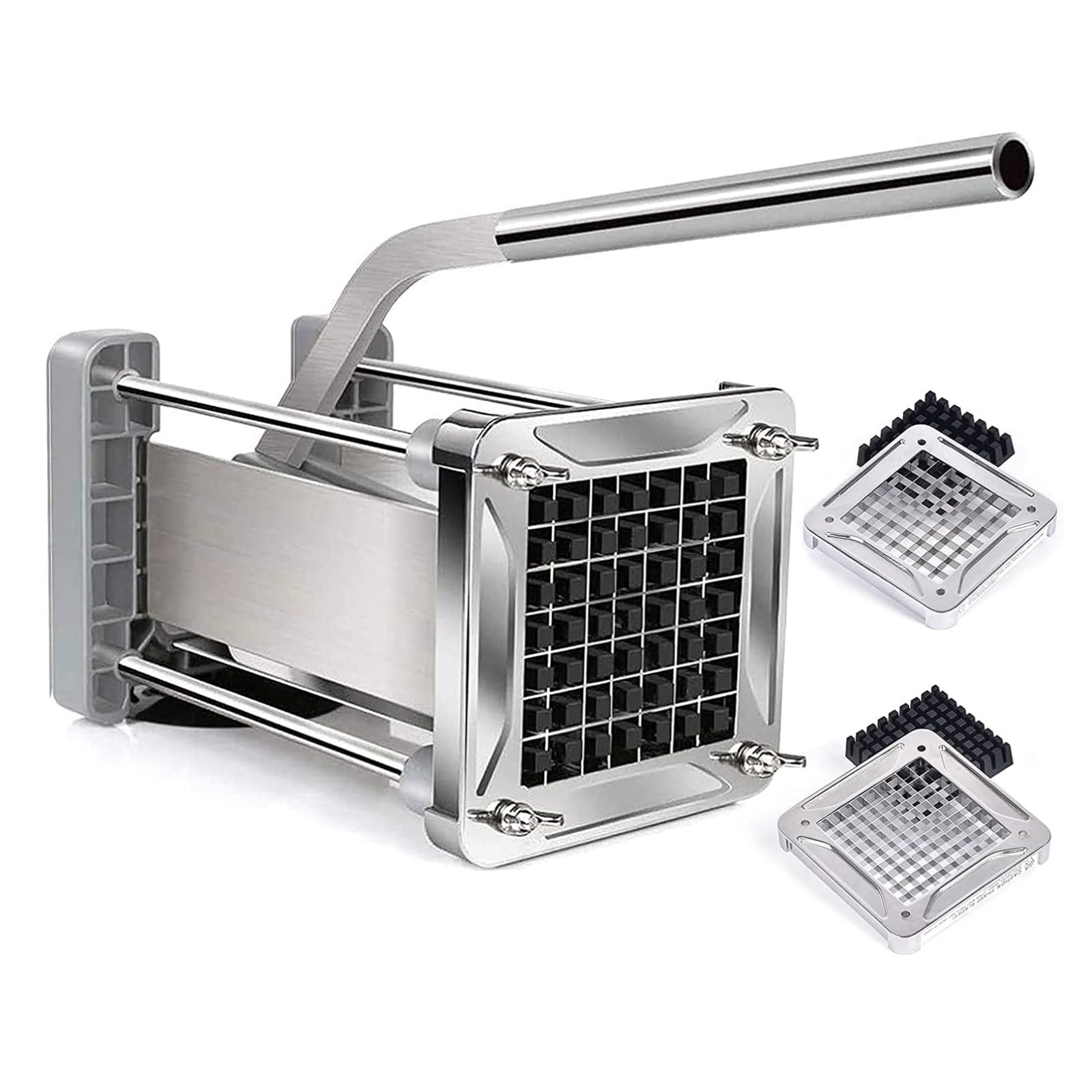 Sopito coupe-frites face avant montrant construction en acier inoxydable durable