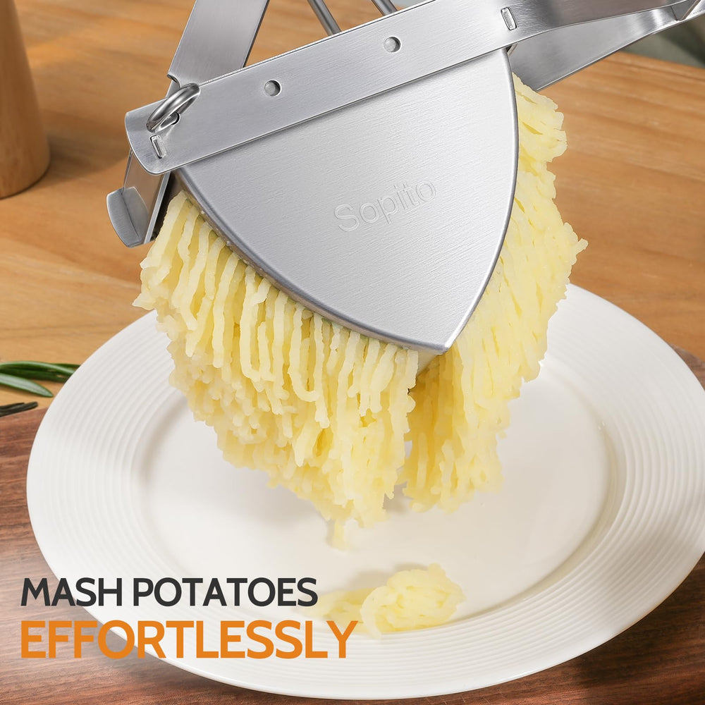Sopito détail du grillage illustrant trous réguliers pour purée lisse