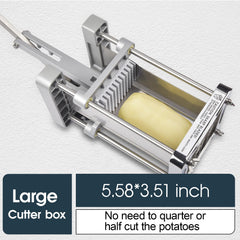 Sopito gros plan des lames 1/2" et 1/4" en acier inoxydable, coupe précise