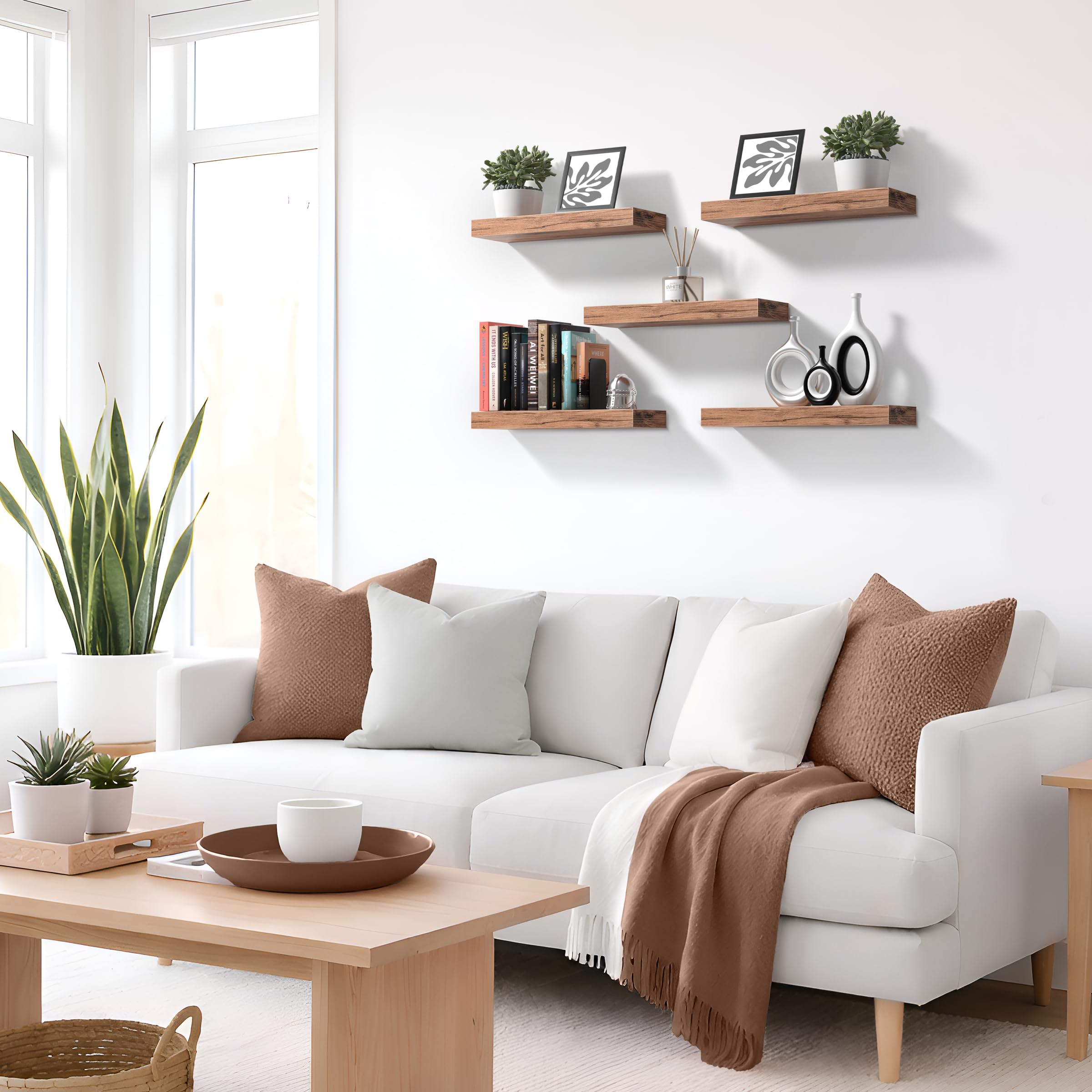 Sorbus étagère à l'échelle montre dimensions pratiques pour mur
