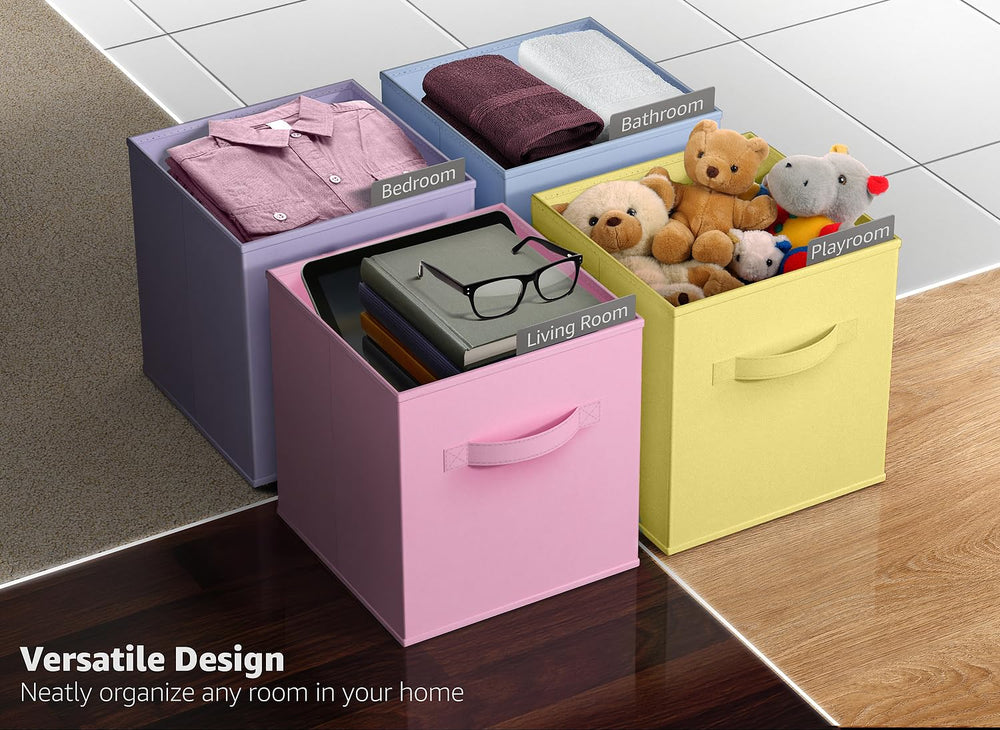 Sorbus cubes pliés à plat, gain de place pour rangement saisonnier