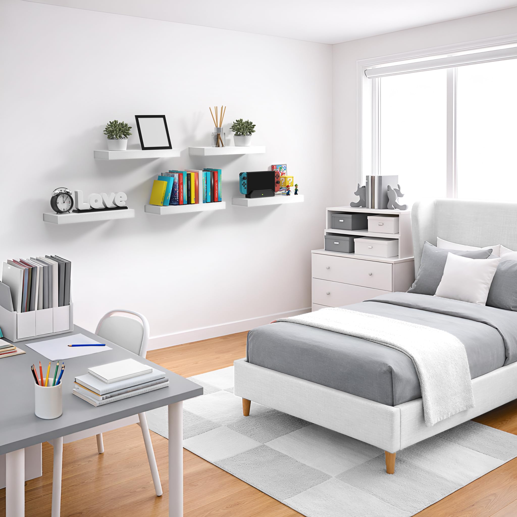 Sorbus étagère installée en salle de bain optimisant espace et stockage