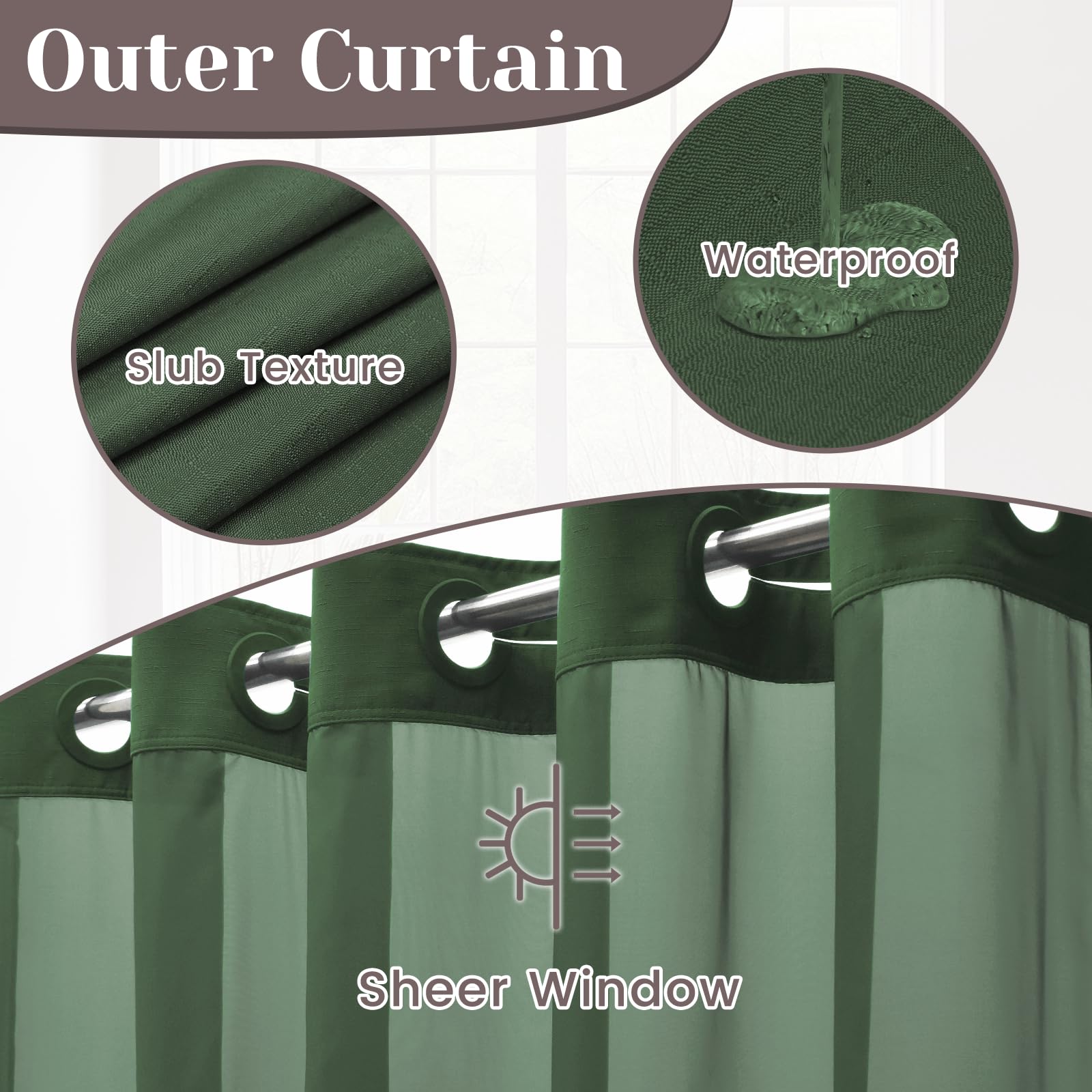 SORTTO gros plan texture slub apportant aspect hôtelier