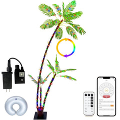 SOSHOT palmier lumineux vue complète crée ambiance de fête