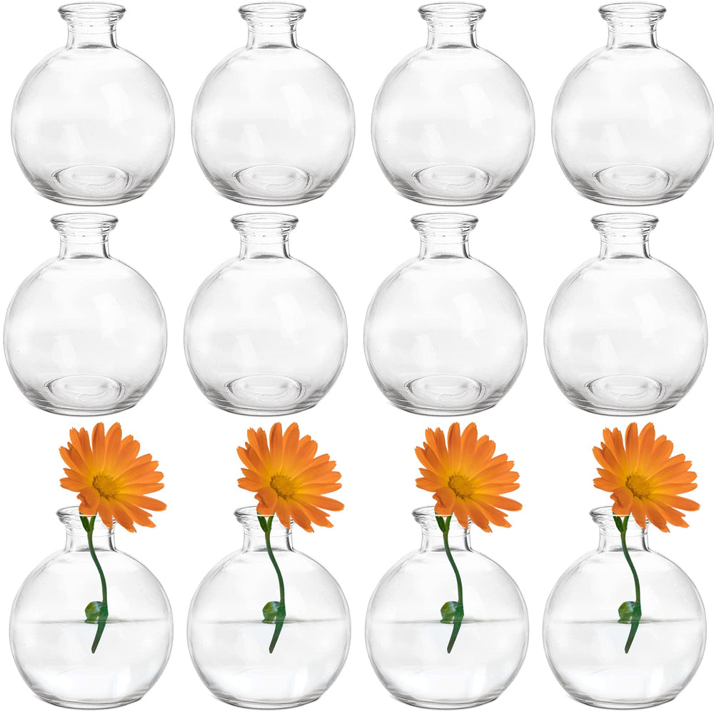 SOUJOY vue face lot de 12 vases mettant en valeur la répétition décorative