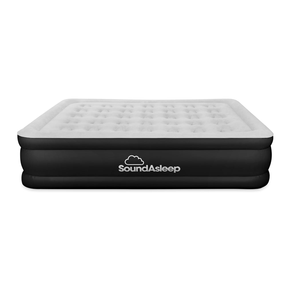 SoundAsleep pompe intégrée en action pour gonflage rapide et pratique