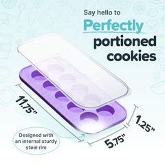 Souper Cubes gros plan du silicone flexible facilitant le démoulage