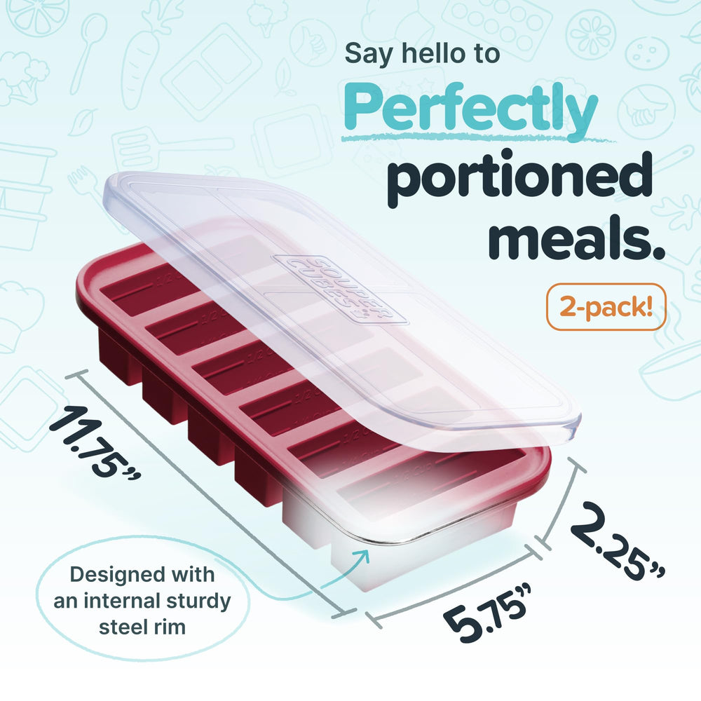 Souper Cubes gros plan silicone et bord renforcé montrant qualité et durabilité