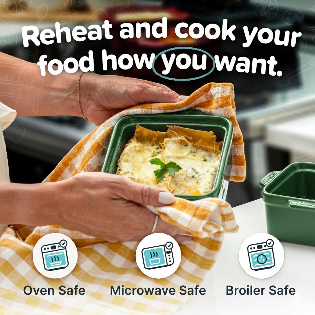 Souper Cubes plat avec couvercle montrant stockage et protection