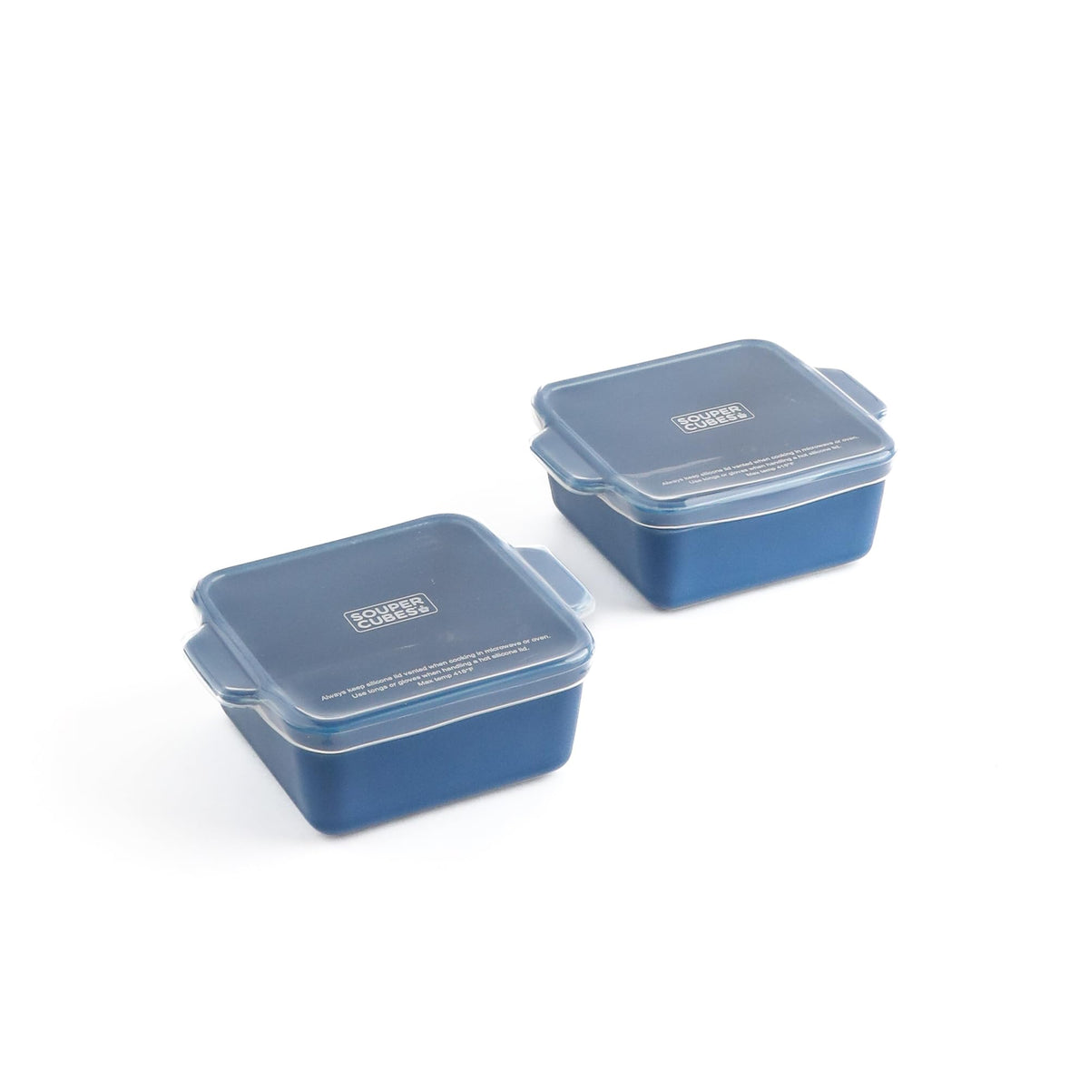 Souper Cubes plat céramique avant vue du produit et présentation pratique