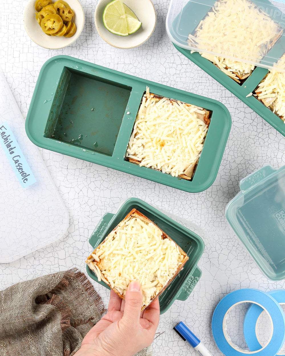 Souper Cubes texture silicone souple et jante acier pour démoulage facile