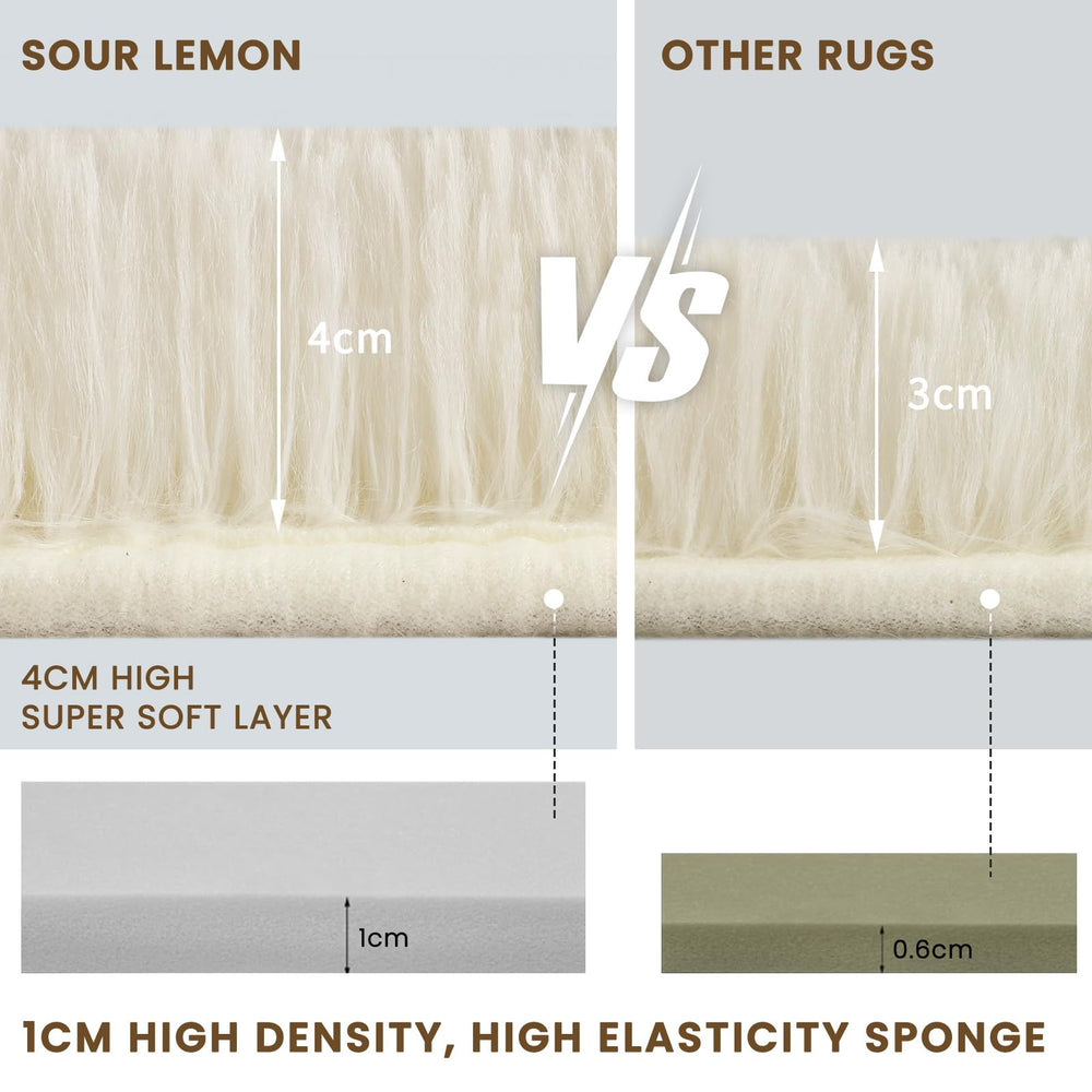 Sour Lemon tapis posé dans salon unifie décor et espace détente