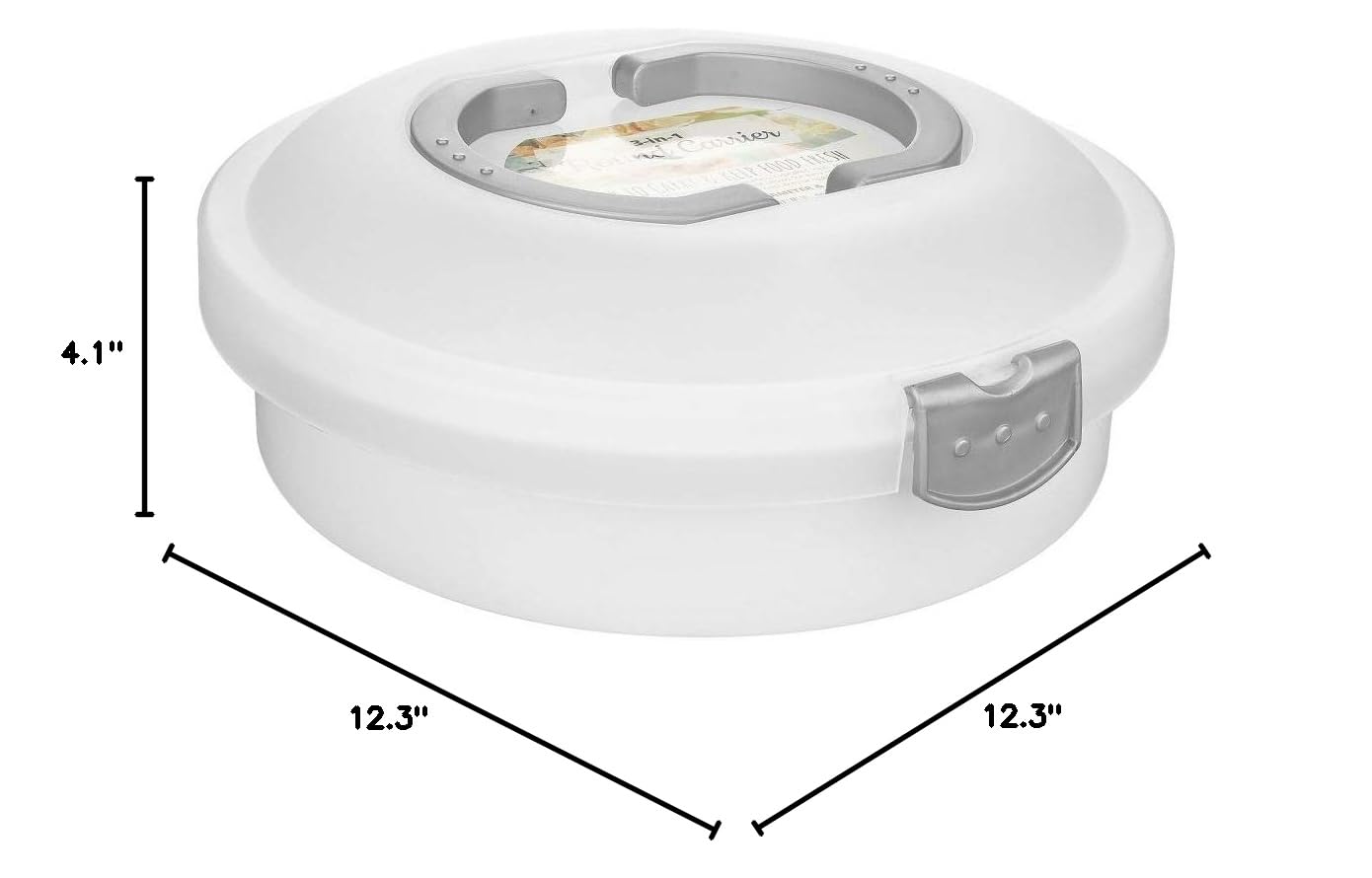 Southern Homewares comparaison de taille avec une main illustrant dimensions compactes et praticité