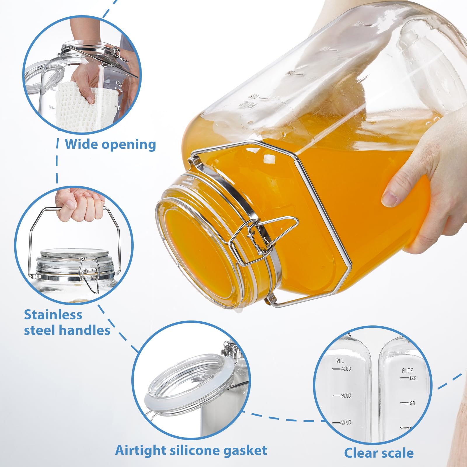 Sovietiep comparaison taille montrant l'échelle d'1,5 gallon utile