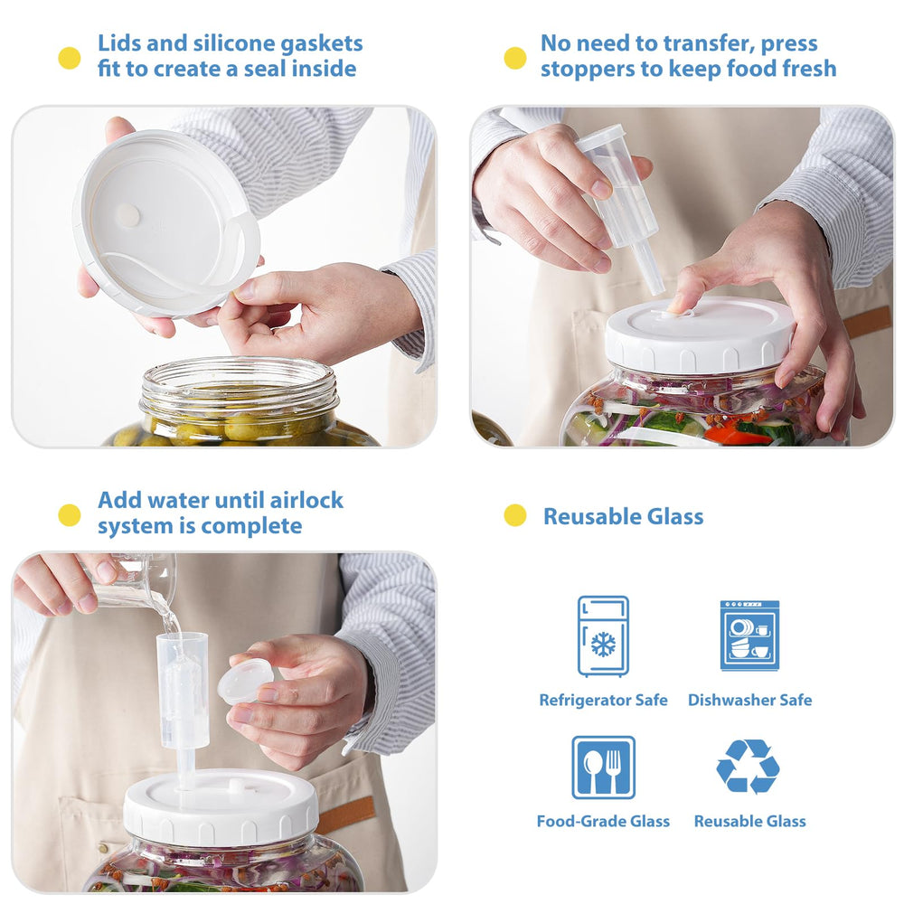 Sovietiep bocal en usage cuisine fermentant légumes maison