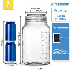 Sovietiep marquages en onces et millilitres pour mesurer directement dans le bocal
