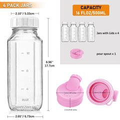 Sovietiep lot de quatre bouteilles robustes pour usage quotidien