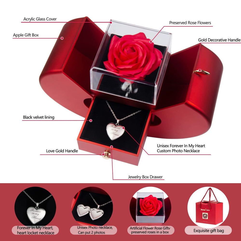 SOVIUPRZ décor de table avec boîte cœur comme centre esthétique