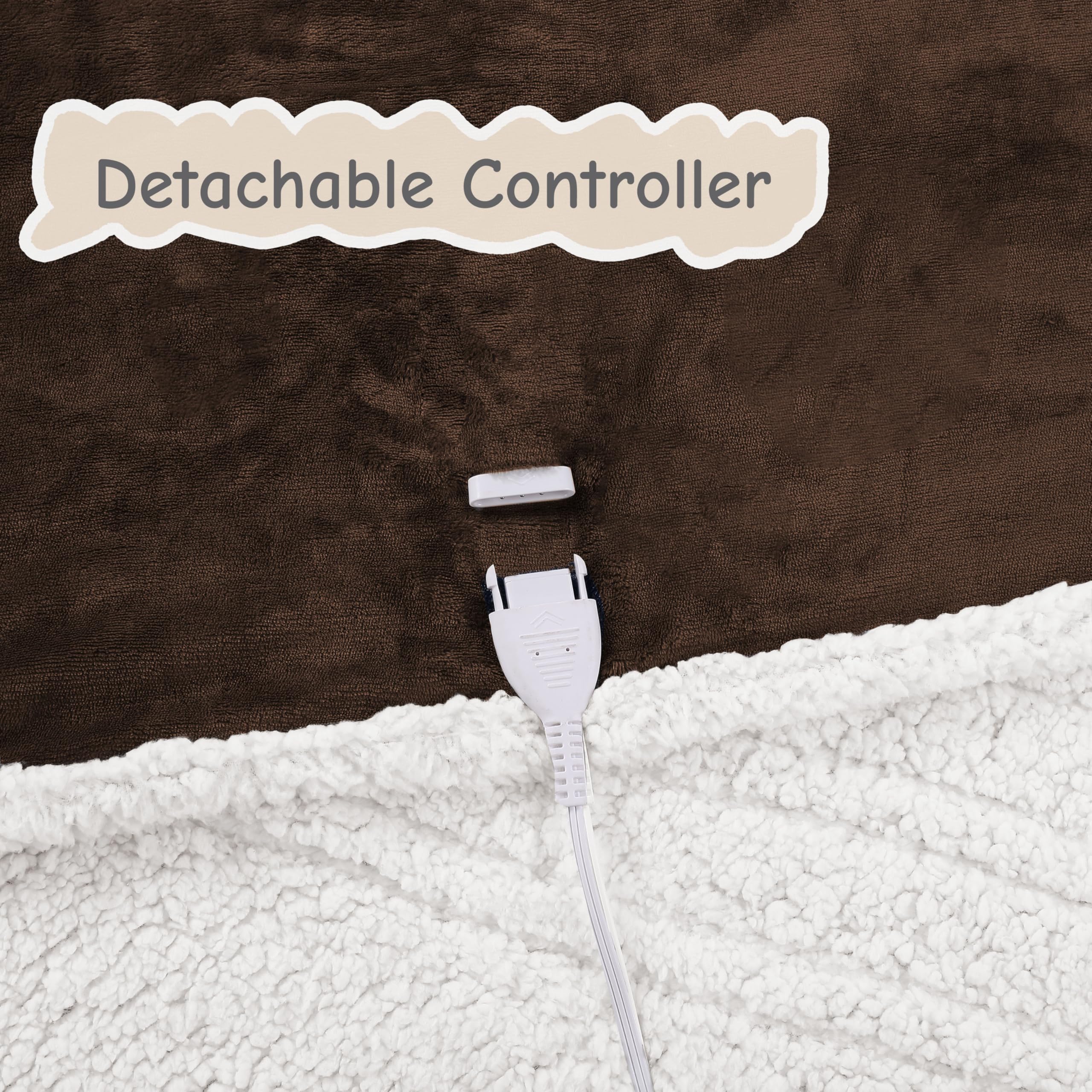 Soypipo contrôle détachable pour lavage sûr et entretien simple