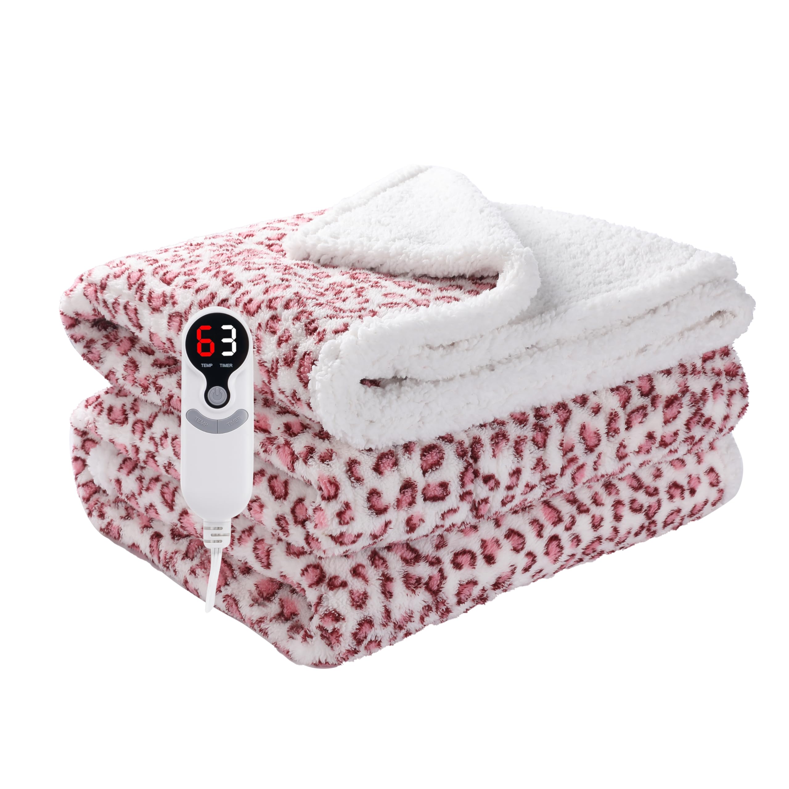 Soypipo plaid chauffant recto montrant couverture et finition confortable