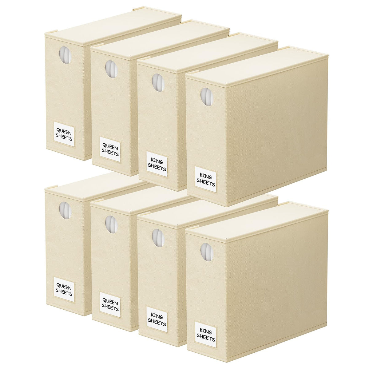 SpaceAid vue avant du pack beige montrant l'organisation facile