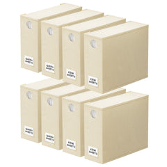 SpaceAid vue avant du pack beige montrant l'organisation facile