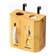 SpaceAid vue avant du distributeur en bambou, rangement organisé