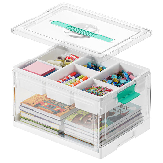 SpaceAid vue face avant boîtier transparent pour repérer le contenu