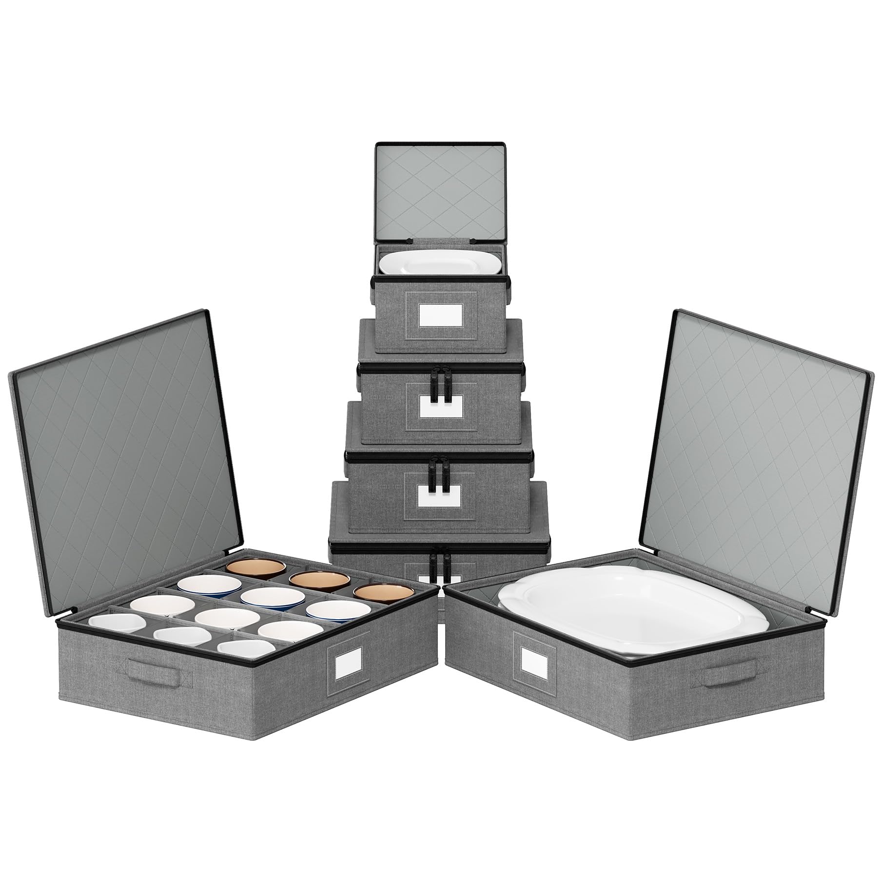 SpaceAid face avant du coffret gris, protection robuste et esthétique