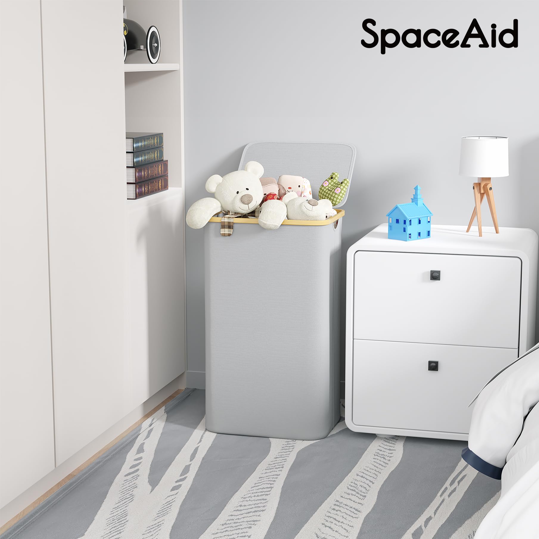 SpaceAid gros plan tissu cationique épais, résistance et look élégant