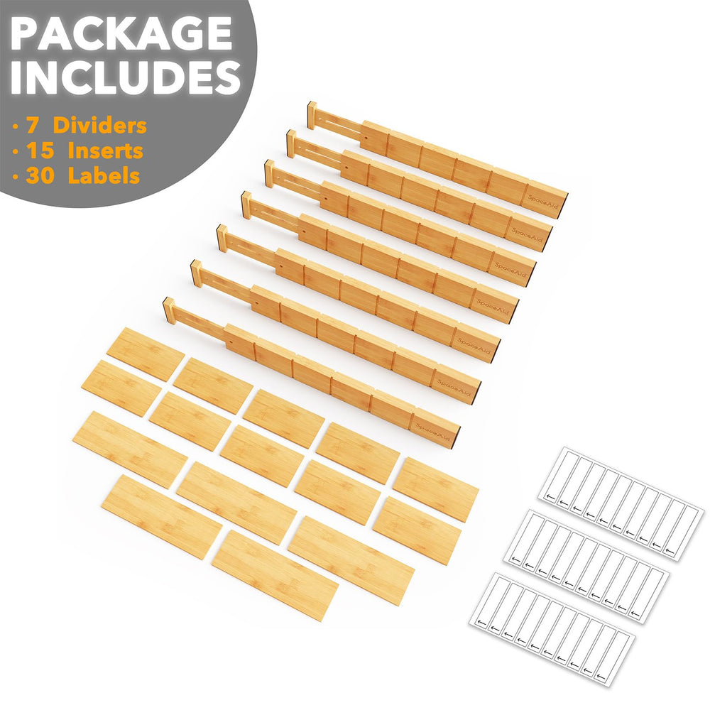 SpaceAid ambiance commode montrant rangement organisé et aspect naturel