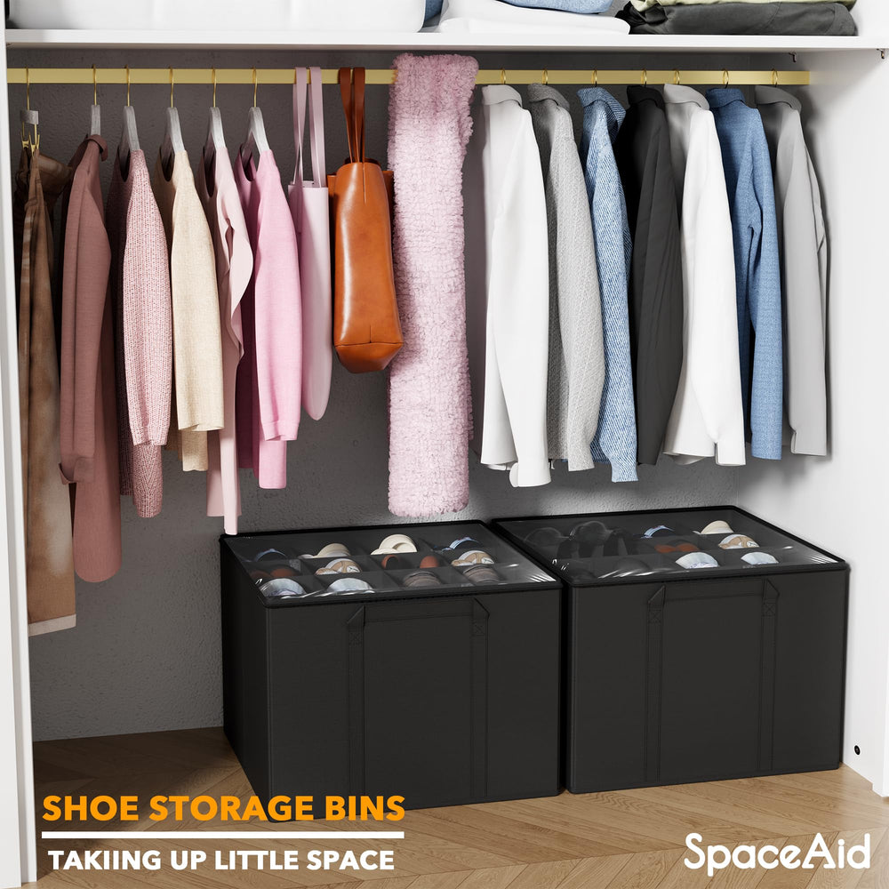 SpaceAid boîte en situation dans placard optimisant l'espace