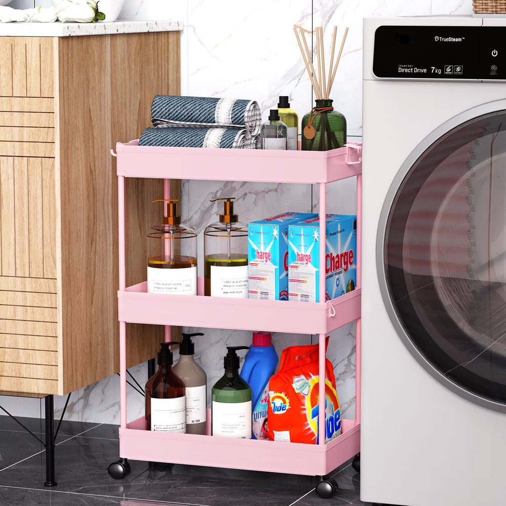 SPACEKEEPER chariot côté comparé à un lavabo pour visualiser échelle