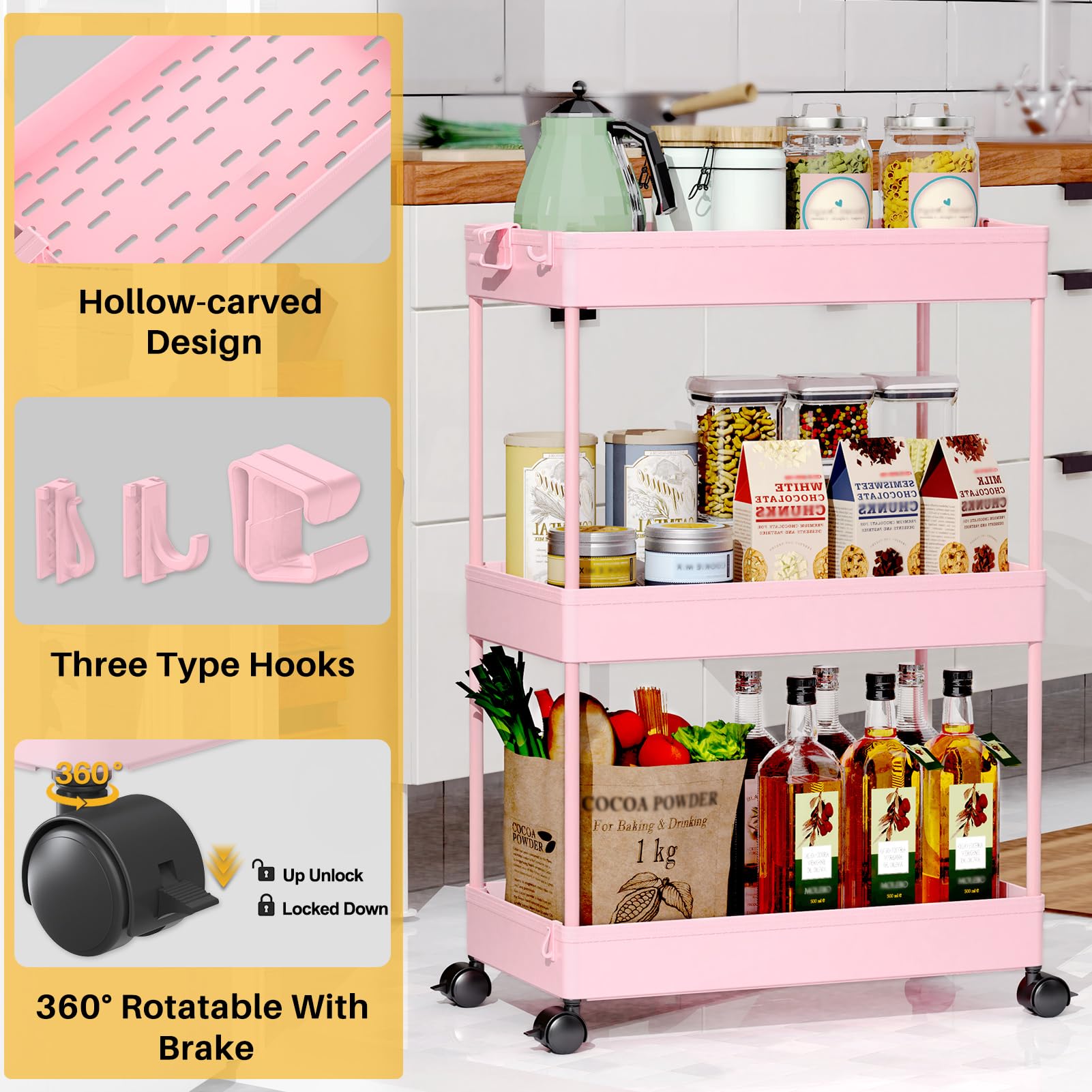 SPACEKEEPER détail matériau plastique durable pour entretien facile