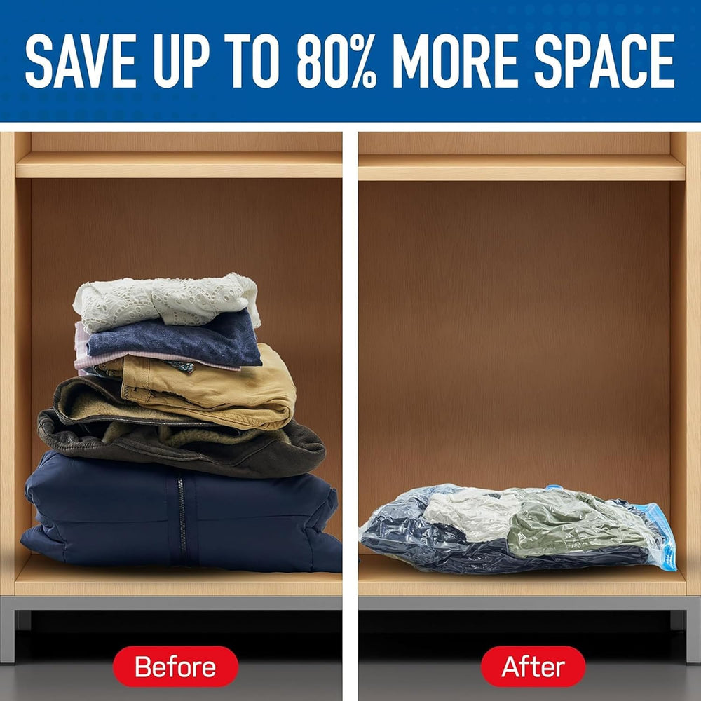 Spacesaver comparaison taille avec couette pour visualiser capacité
