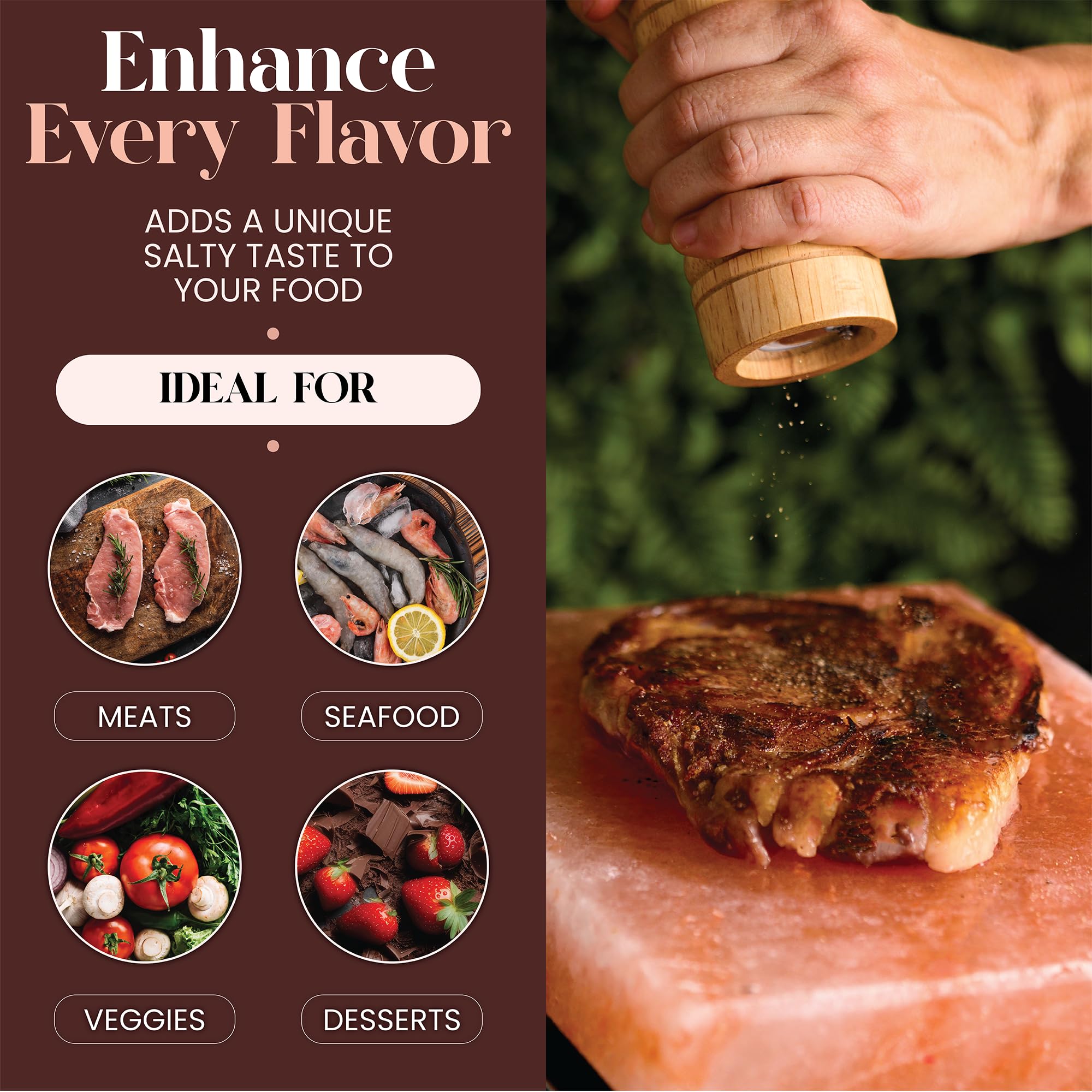 Spantik en usage sur barbecue saisissant steak uniformément avec goût salé