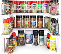 Spicy Shelf étagères empilées dans placard Spicy Shelf maximise espace