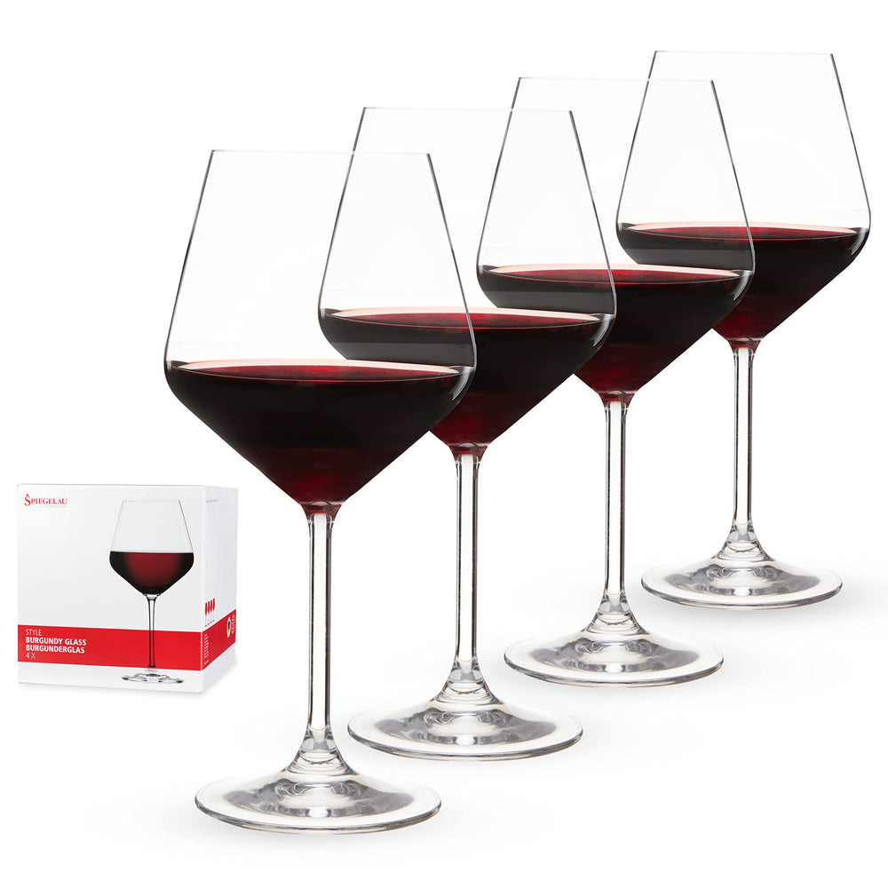 Spiegelau verre ensemble de 4 posé sur table élégant et durable