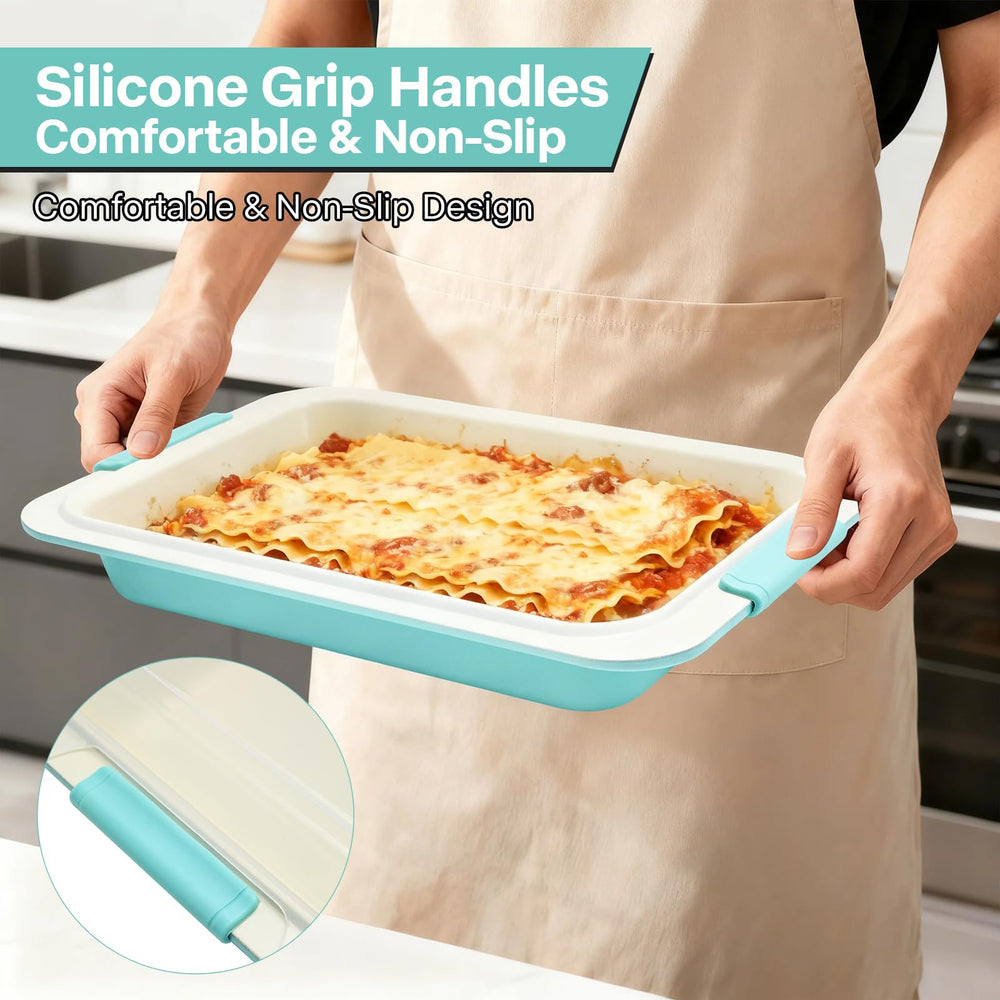 Spmarkt poignées silicone isolantes pour prise sûre et confortable