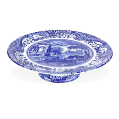 Spode présentoir face décor Blue Italian pour mise en valeur élégante
