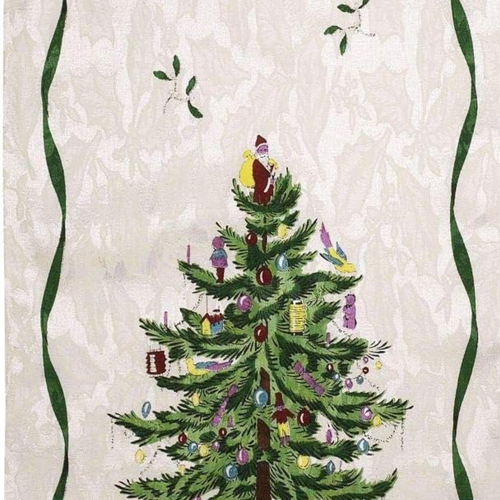 Spode bordure ruban vert gros plan pour une finition soignée et élégante