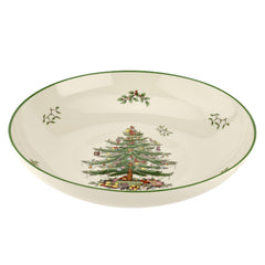 Bol Spode Christmas Tree utilisé sur table festive pour partages conviviaux