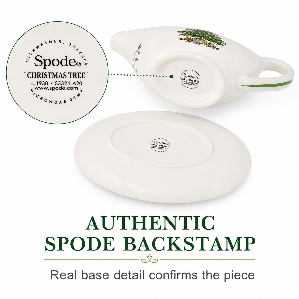 Emballage cadeau Spode prêt à offrir, mettant en valeur le design festif