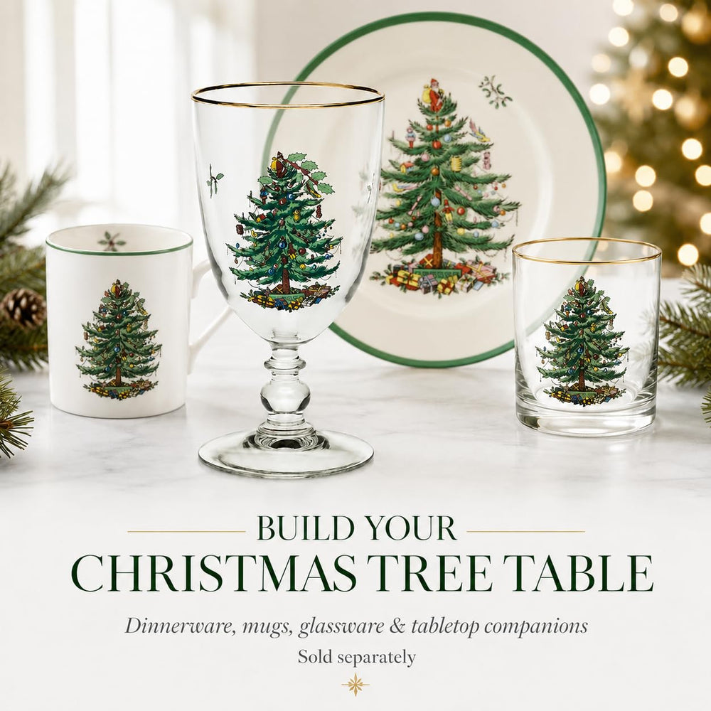 Spode mise en scène déco de fête, crée ambiance traditionnelle instantanée