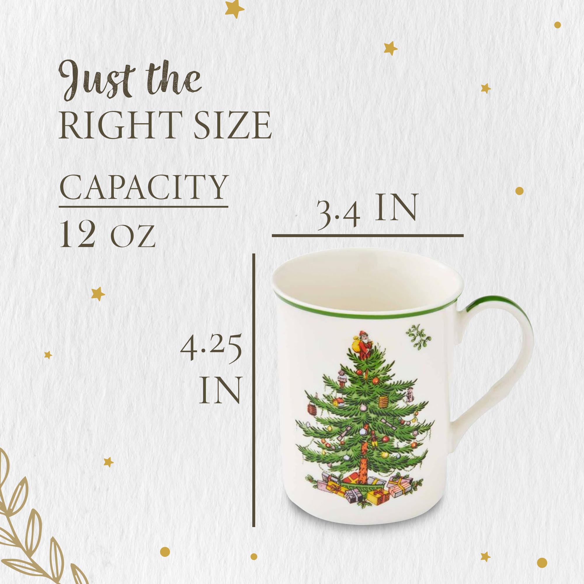 Spode mise en scène déco table de Noël ajoutant ambiance chaleureuse