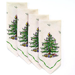 Spode serviette face avant avec motif festif élève l'élégance de la table