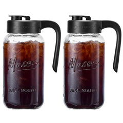 Spreccio pichet devant montrant design Mason Jar et praticité de service