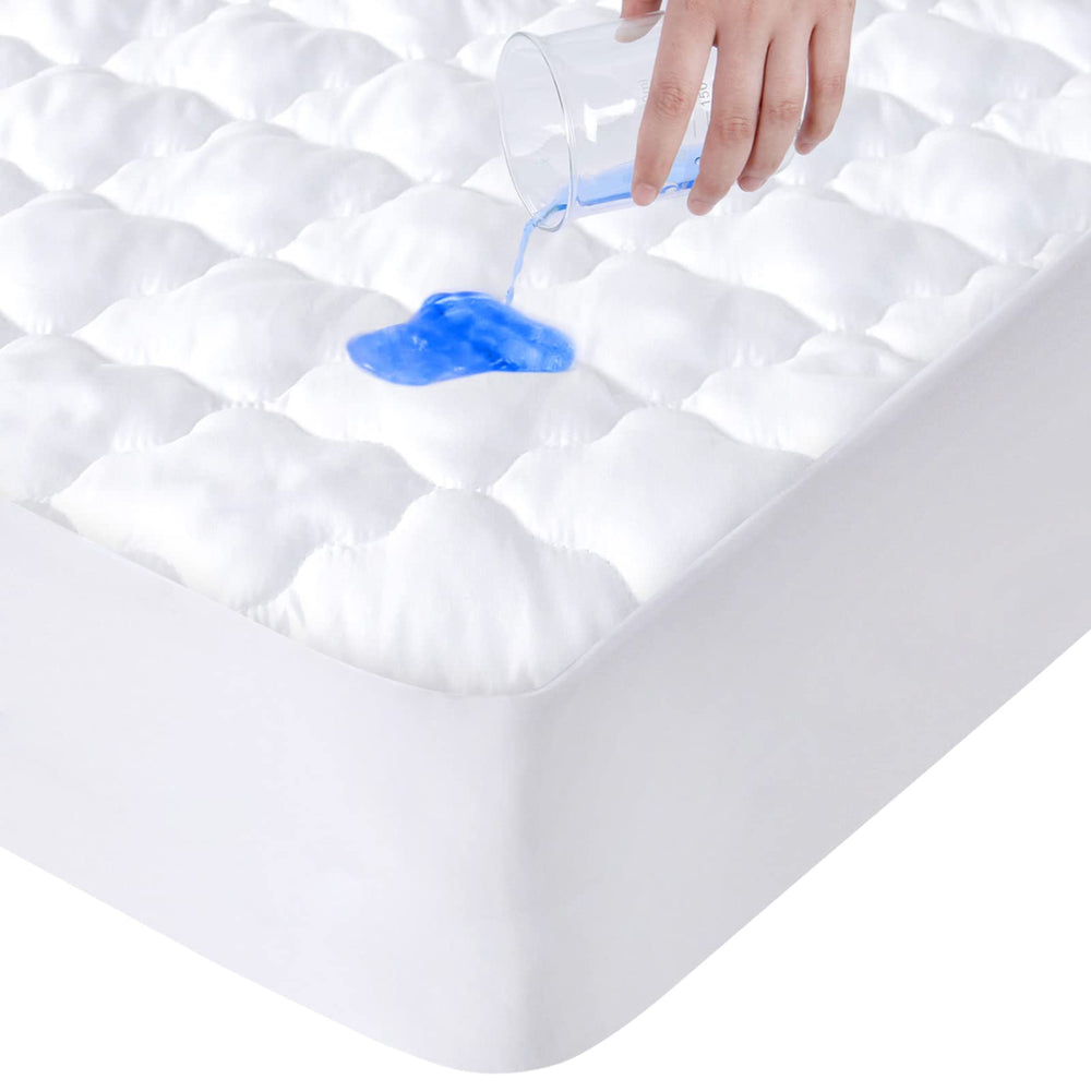 SPRINGSPIRIT housse en usage sur lit démontrant confort et imperméabilité